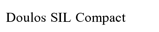 Doulos SIL Compact