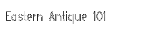 Eastern Antique 101