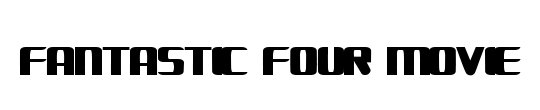 FANTASTIC FOUR MOVIE