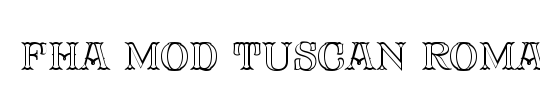 FHA Mod Tuscan Roman Open  NCV
