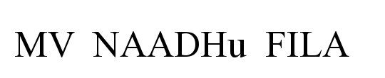 MV NAADHu FILA