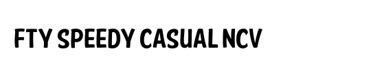 FTY SPEEDY CASUAL NCV
