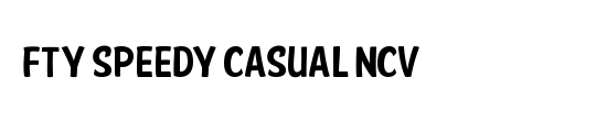 FTY SPEEDY CASUAL NCV