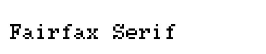 Fairfax Serif