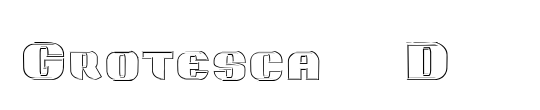 Grotesca 3-D
