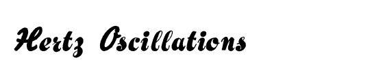 Hertz Oscillations