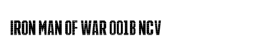 IRON MAN OF WAR 001B NCV