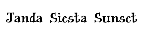 Janda Siesta Sunset