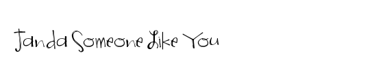 Janda Someone Like You