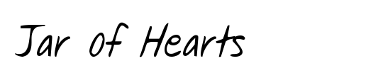 Jar of Hearts