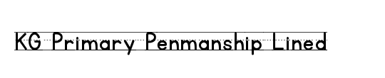 KG Primary Penmanship Lined