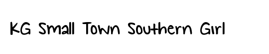 KG Small Town Southern Girl