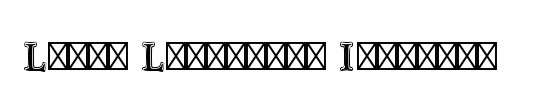 Linux Libertine Initials