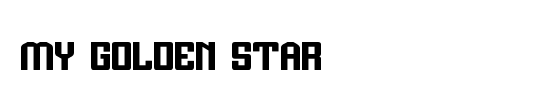 MY GOLDEN STAR
