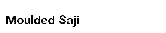 Moulded Saji