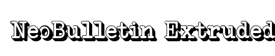 NeoBulletin Extruded