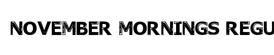 November Mornings