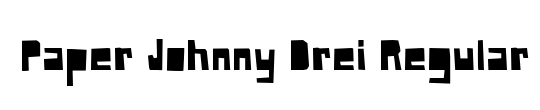 Paper Johnny Drei