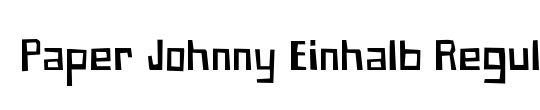 Paper Johnny Einhalb