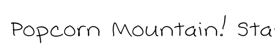Popcorn Mountain Std
