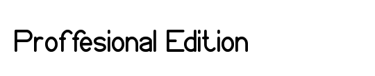 Proffesional Edition
