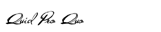 Quid Pro Quo