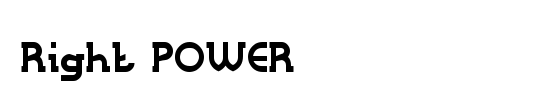 Right POWER