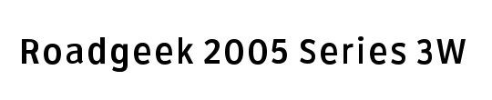 Roadgeek 2005 Series 3W