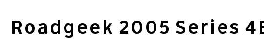 Roadgeek 2005 Series 4B