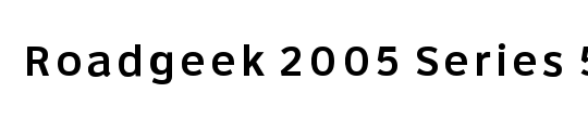 Roadgeek 2005 Series 5W 