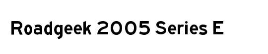 Roadgeek 2005 Series E