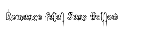 Romance Fatal Sans Hollow
