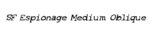SF Espionage Medium