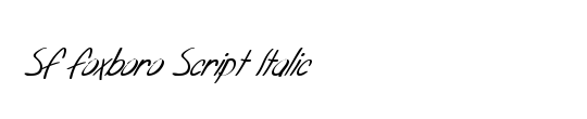 SF Foxboro Script