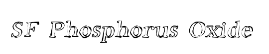 SF Phosphorus Oxide