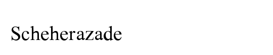 Scheherazade