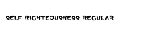 Self Righteousness