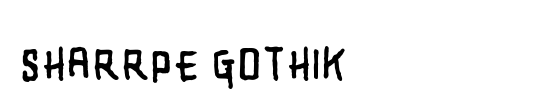 SHARRPE GOTHIK