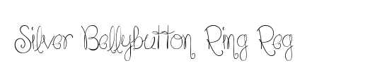 Silver Bellybutton Ring