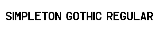Simpleton Gothic