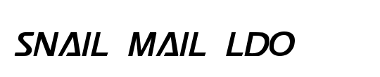 Snail Mail LDO