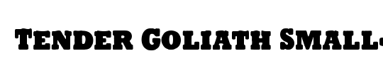 Tender Goliath Small-Caps