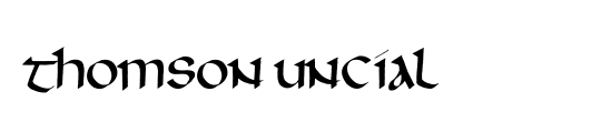 Thomson Uncial
