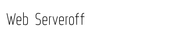 Web Serveroff