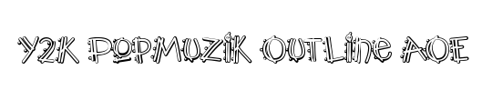 Y2K PopMuzik Outline AOE