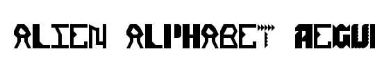 Alien Alphabet