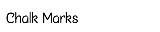 Chalk Marks