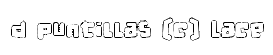 d puntillas C Lace