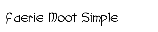 Faerie Moot Simple