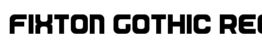 Fixton Gothic